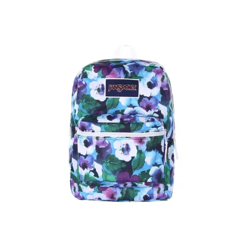 Jansport Полиэстер Рюкзак Унисекс Чернильный Цветочный