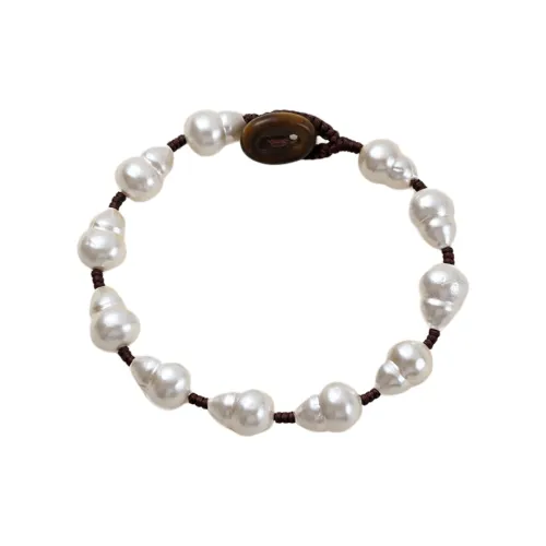 MUYANG Браслет с шнурками "Камень Тигровый глаз" Женские