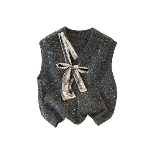 SIBAISHE Темно-серый Женский жилет
