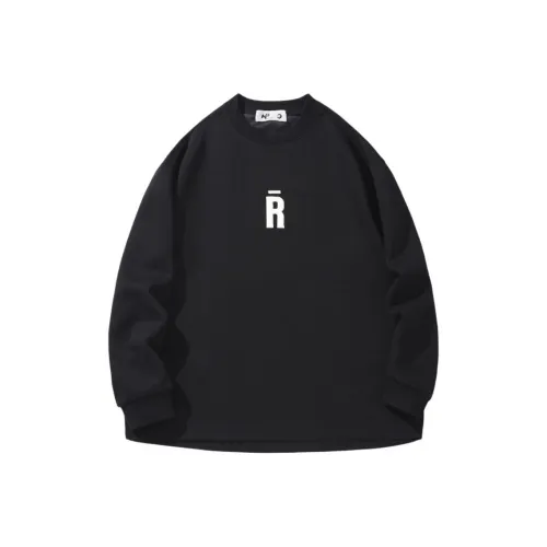 Jun Molision Свободный крой Свитшот с круглым вырезом Мужской