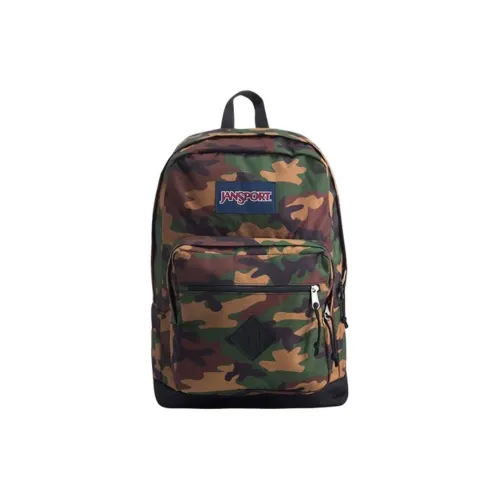 JanSport Ткань Рюкзак Средний Унисекс Камуфляж