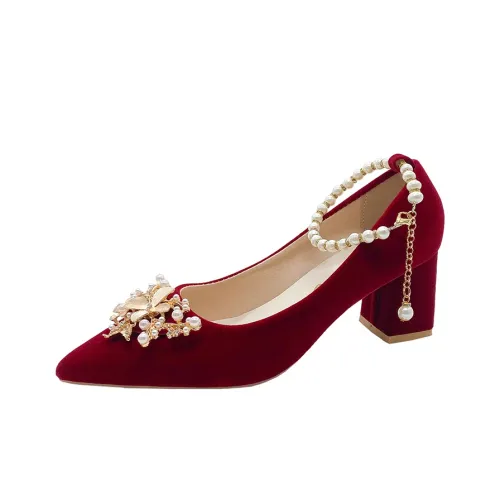 UMEK Грубый каблук Высокие каблуки 2,5 см 4,5 6,5 Женские