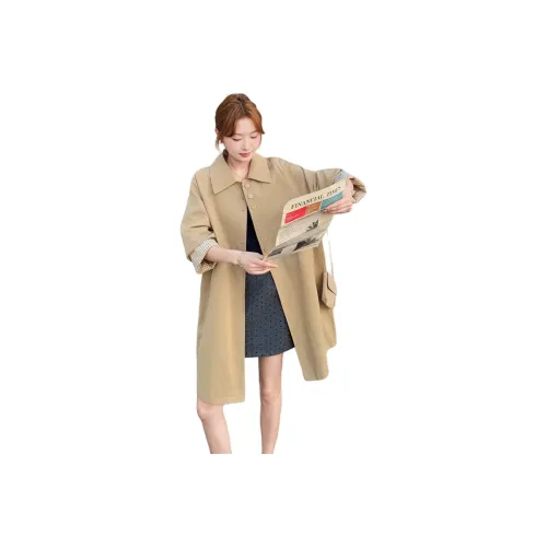 Kangaroo Хаки Женская тренч