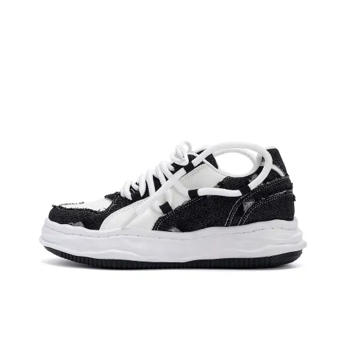 HUANQIU Легкий Low-Top Скейтборд Кроссовки Мужские Джинсовый Черный