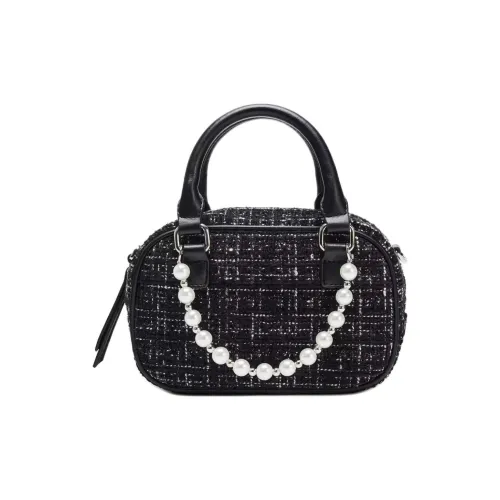 ZARA Полиэстер Одно Плечо Сумка Мини Женская Черная