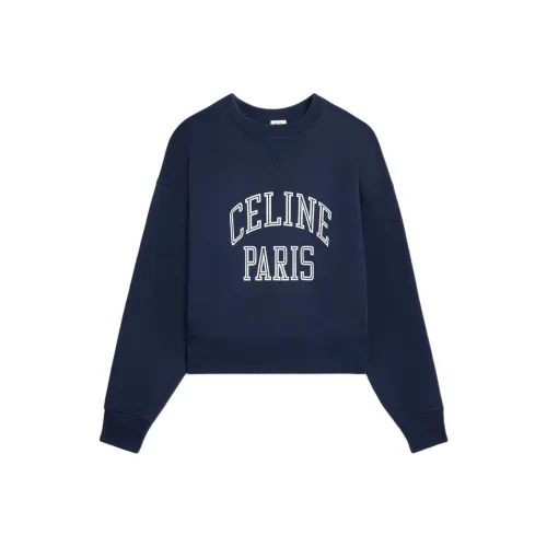 CELINE Морской синий Женский Свитшот