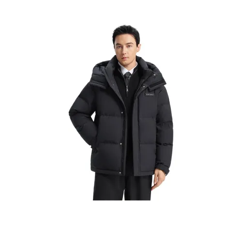 SNOW FLYING Extreme Cold Зимний пуховик Young And Средний возраст Мужской Черный