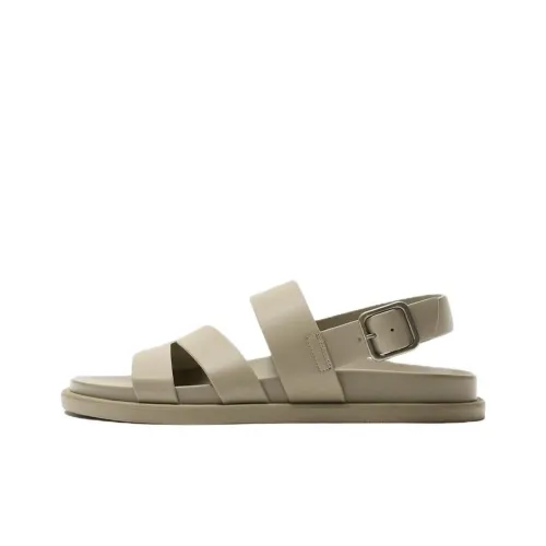 ZARA Пляжные сандалии бежевые мужские