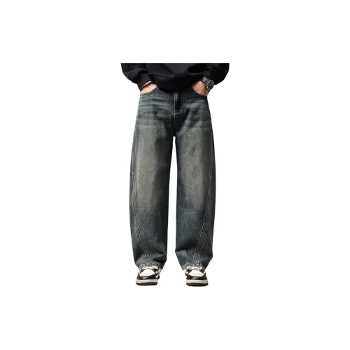 GUISE Осенние Джинсы Прямой крой Унисекс