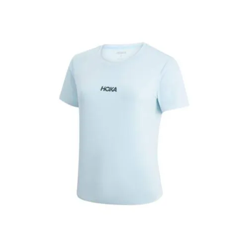 HOKA ONE ONE Морская волна Синие Женские T-рубашки