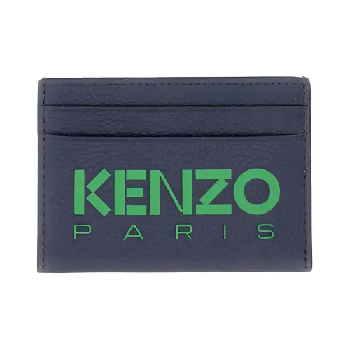 KENZO Кожа Держатель для карт Мужской Синий