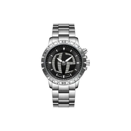 WLISTH Электронный + Кварцевый механизм ремешок из нержавеющей стали мужские часы многоцветный циферблат