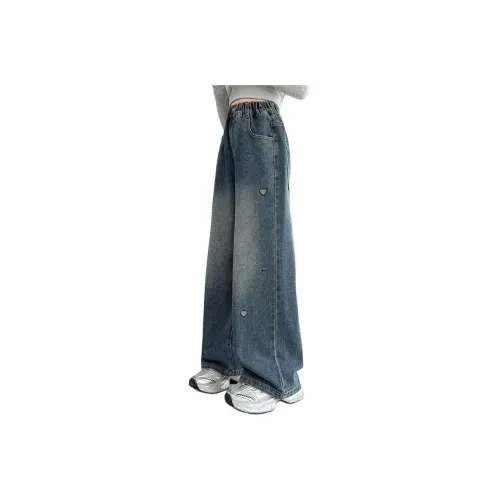 ЮЙЧЖАОЛИНЬ Синий 6259 Школьный возраст Джинсы