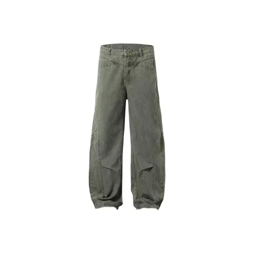 KAIZZGAO Армия Зеленый Мужской Повседневный Штаны