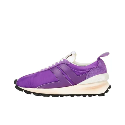 Lanvin Bumpr Low Топ Повседневная обувь Мужская Фиолетовая
