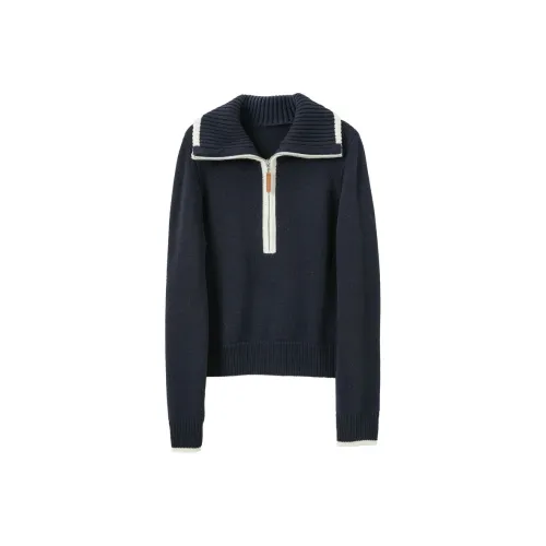 3COLOUR Темно-синий Синий Женский Трикотаж