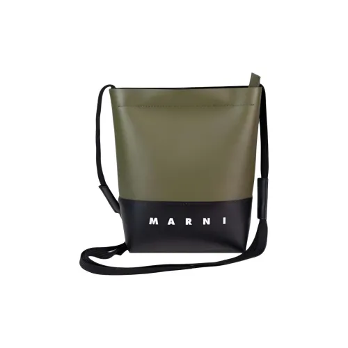 MARNI Полиэстер Плечо Сумка Мужская Зеленая