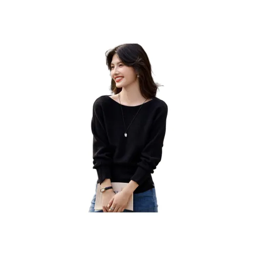 SHANGJING Черный Женский Трикотаж