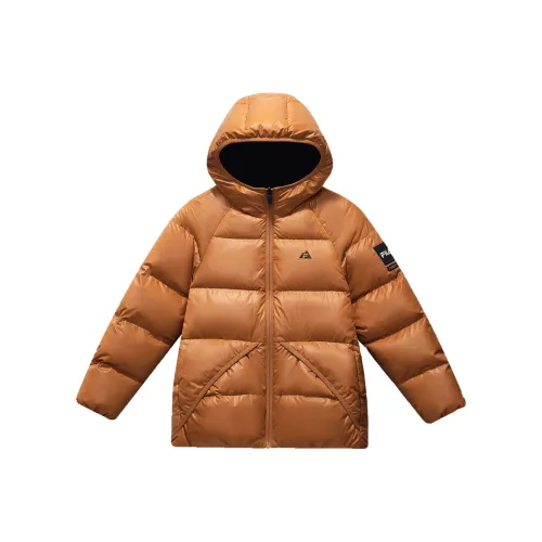 FILA KIDS Двойной с обеих сторон пуховик Performance FPH Глина для детей