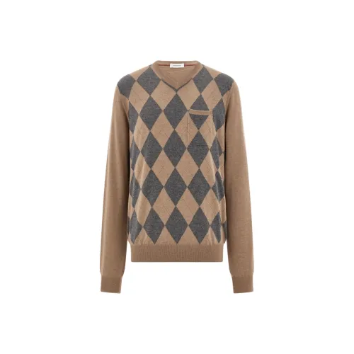 Ferragamo Коричневые Мужские Свитера