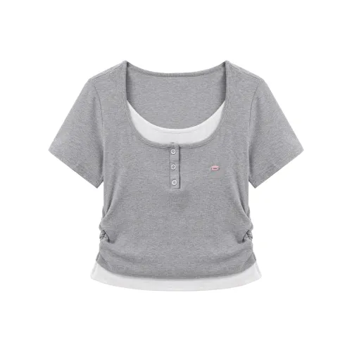 Another alley Фотиния Серый Женский T-Рубашка