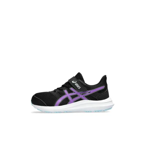 Asics Jolt 4 Low Топ Детские беговые кроссовки Черно-фиолетовый Children Aged 3-7 лет