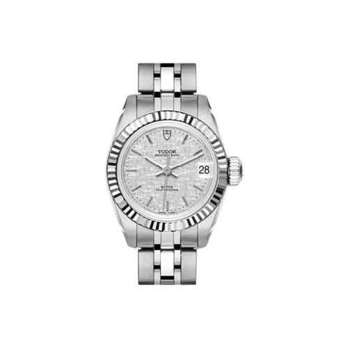 TUDOR Автоматический Механический Движение Женские Часы Prince and Princess Collection 22 мм Серебряные