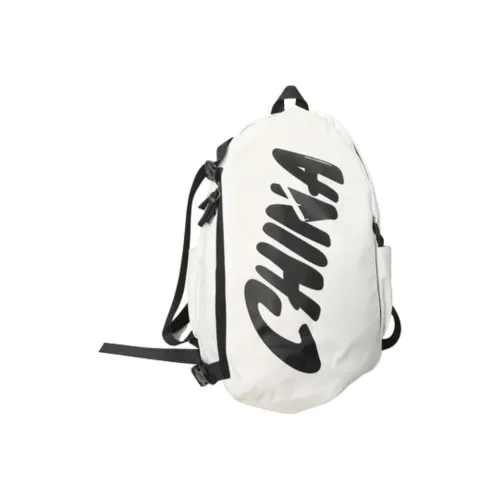 CREAM BEAR Нейлоновый рюкзак стандартный для подростков белый черный