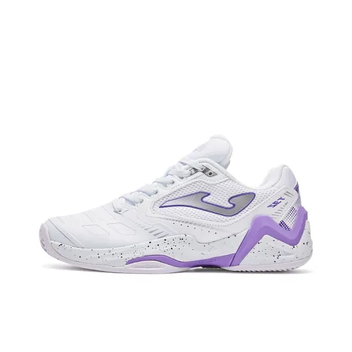 Joma Амортизация устойчивость к истиранию дышащие низкие кеды для тенниса женские белые