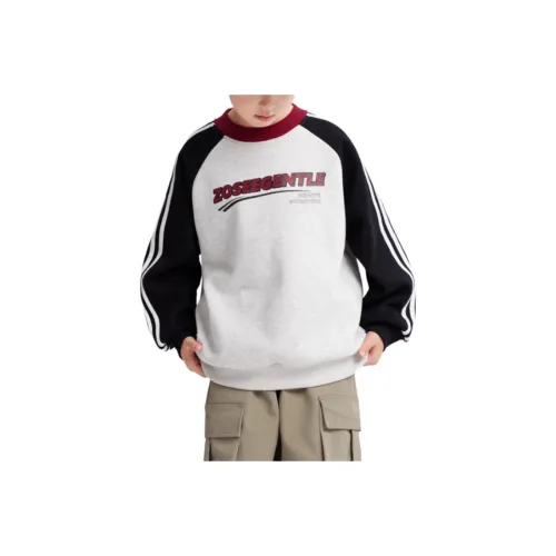 ZOSEE Белый Фотиния Серый Детские Свитшоты