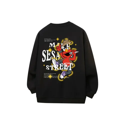 Свитшот с круглым вырезом SESAME STREET унисекс