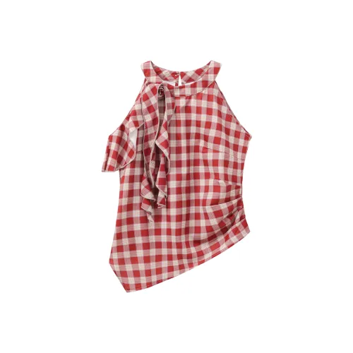 Another alley Красная клетка Женские рубашки