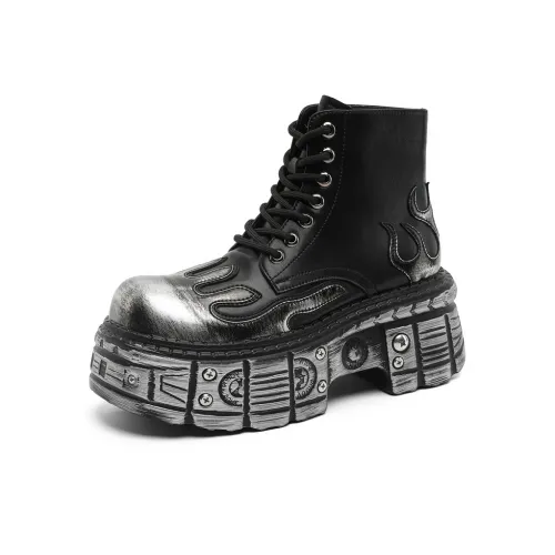 DY Короткий MID Голень Мартин Ботинок Мужской