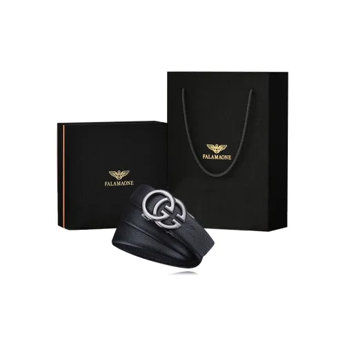 FALAMAONE Ремень из натуральной коровьей кожи мужской ширина 3,5 см