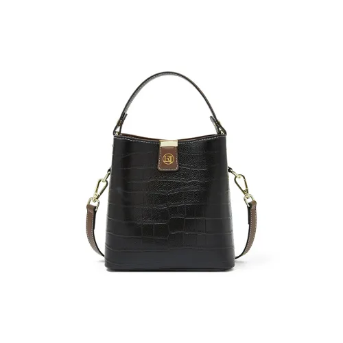 Old Man's Head Лицевая коровья кожа Одно плечо Сумка Обычный Женский Черный