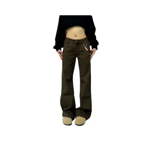 FOREST LIBRARY Черные Женские Джинсы