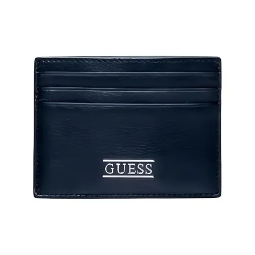GUESS Кожа Держатель для карт Мужской Темно-синий