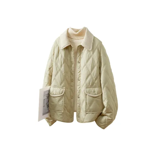 Желтый Зеленый Женские пуховики