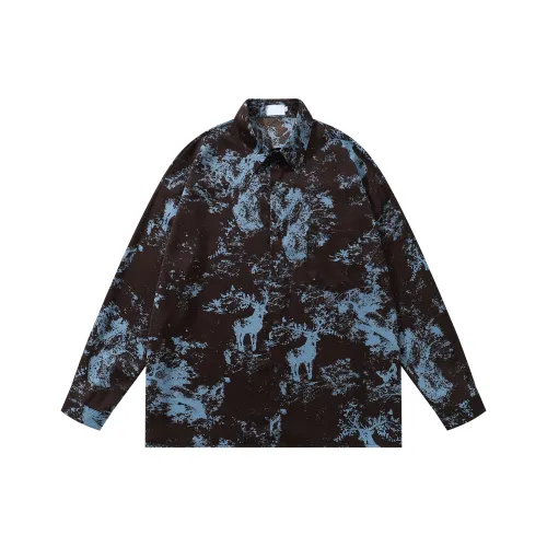 51XXHA Монохромный Унисекс Рубашки