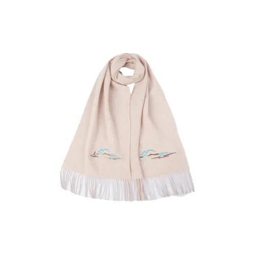 Red bean Wool Knit Шарфы Унисекс