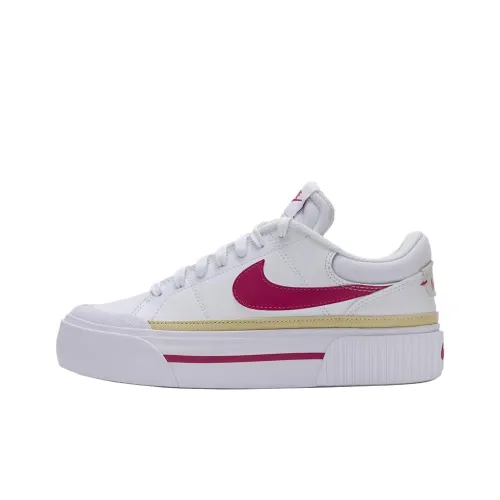Nike Court Legacy Abrasion Resistant Lightweight And Breathable Скейтбординг Кроссовки Низкие Женские Белые