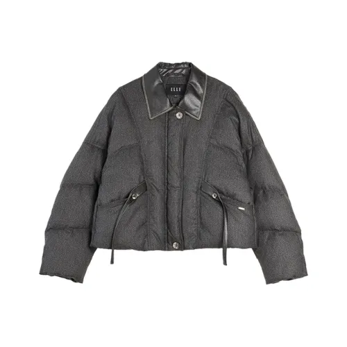 ELLE Кофе Женские Пуховики