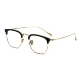 Чёрная золотая оправа