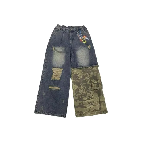 Chisportate Синий Унисекс Джинсы