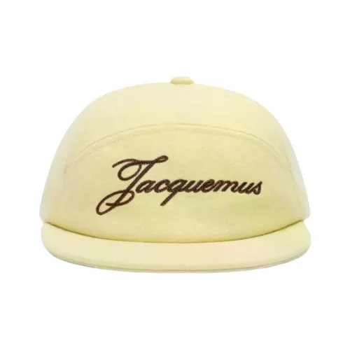 Jacquemus Чистая шерсть Кепки Unisex Light Желтый