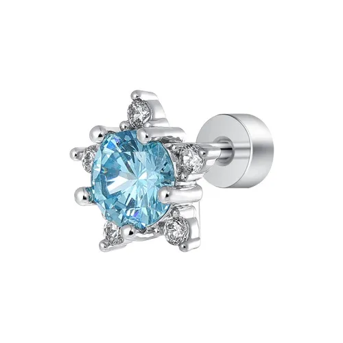 Anxious Титановые Стальные Серьги-гвоздики Женские