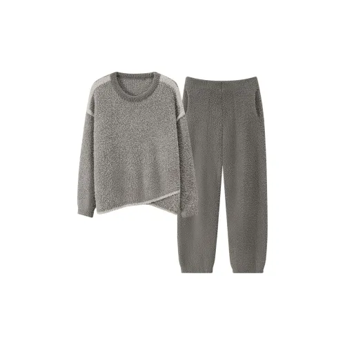 Sha Qian L857001 Light Gray Women's Pajama Sets Sha Qian L857001 Светло-серый Женские Пижамные Комплекты