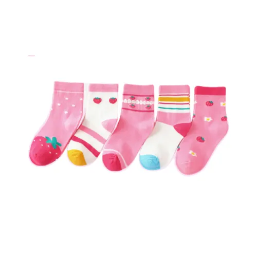 ЮЙЧЖАОЛИНЬ JC JC034 Розовый Клубничный торт Kids Носки