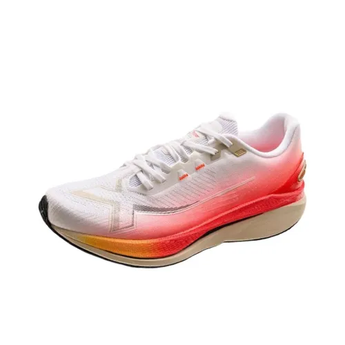 XTEP Амортизаторы Shock Low Top Тренировочные Беговые Кроссовки Мужские Белый Красный