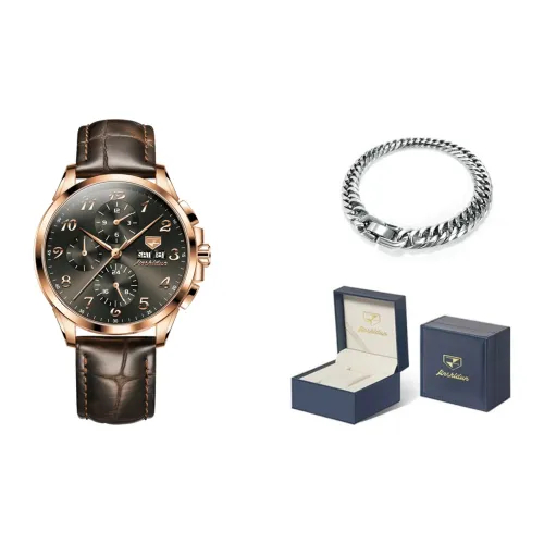 Jin Shi Dun Автоматический Механический Механизм Часы Мужские Белый Циферблат